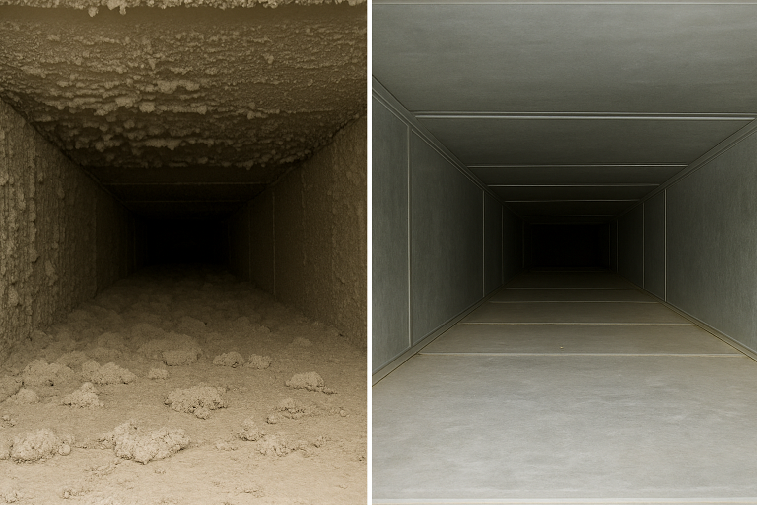 Air Duct Before and After